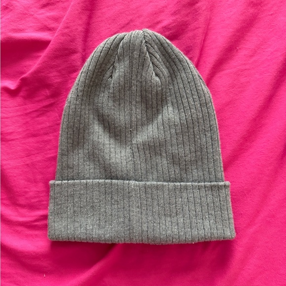 Adidas Gray Ribbed Knit Beanie - Picture 2 of 2
